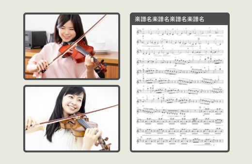 You can check the sheet musicon the lesson screen !
